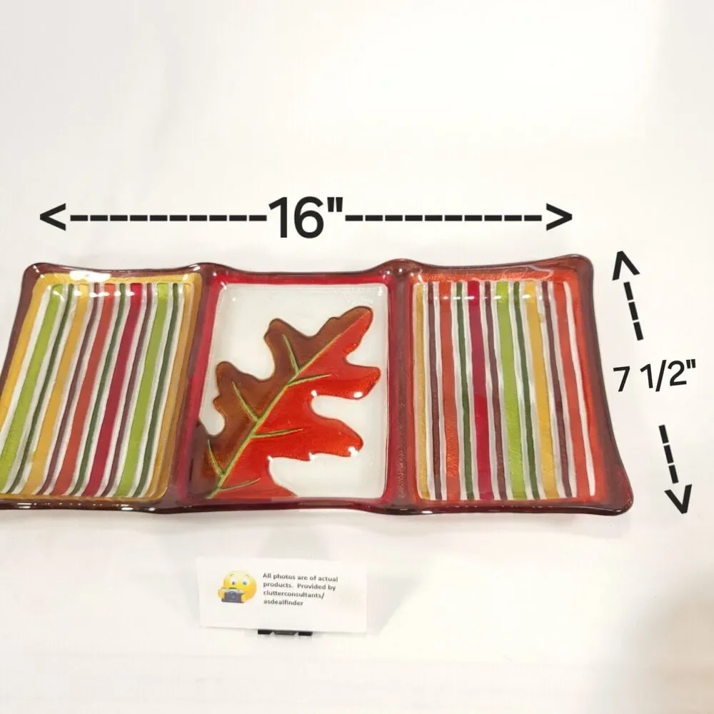 Lori Siebert for Silvestri Autumn Divided Serving Tray